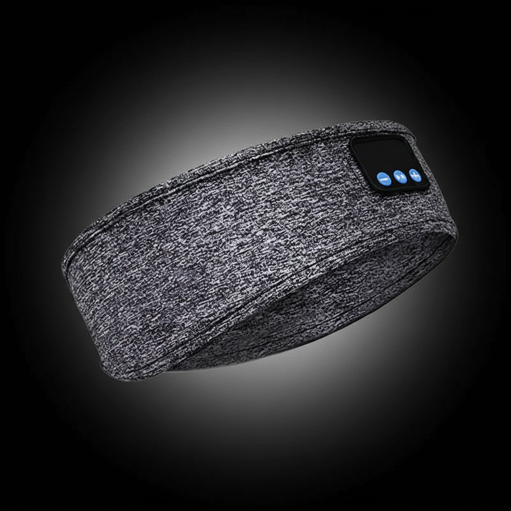 Bluetooth Sleep Headband – Wireless Headphones, Built-In Speakers, Comfortable Fabric, 10-Hour Battery Life